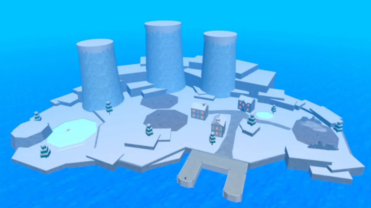 Snow Island in King Legacy on Roblox.