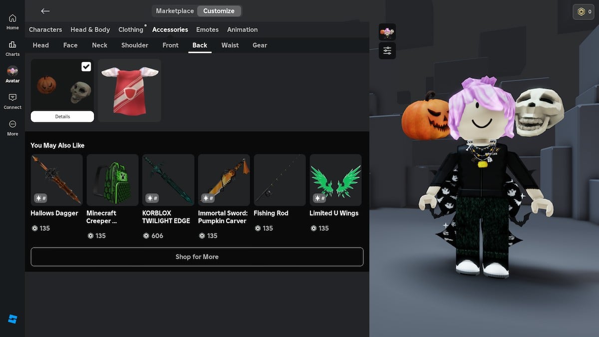 The boss fight reward for The Haunt on Roblox.