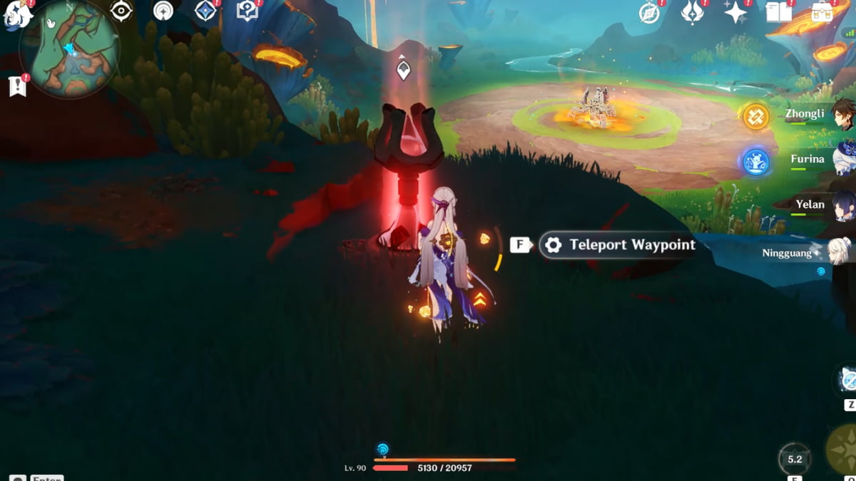 Genshin Impact Secret Source Automaton Configuration Device Location