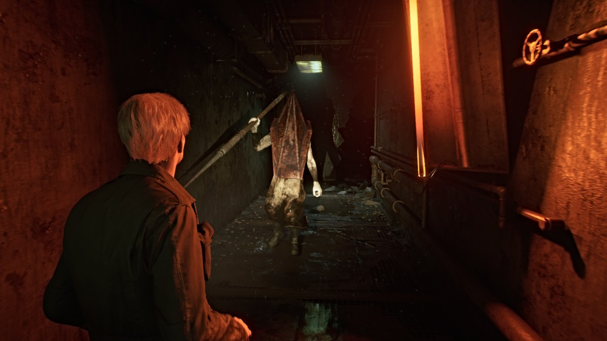 Pyramid Head in Brookhaven Hospital in Silent Hill 2 Remake