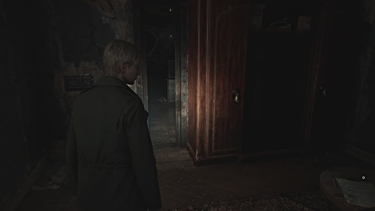 Behind Golden Apple wardrobe in Silent Hill 2 Remake