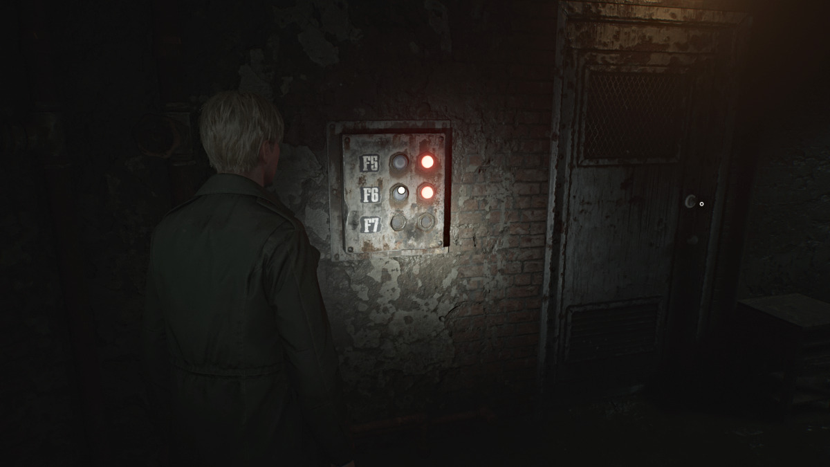 Cell panel in Silent Hill 2 Remake