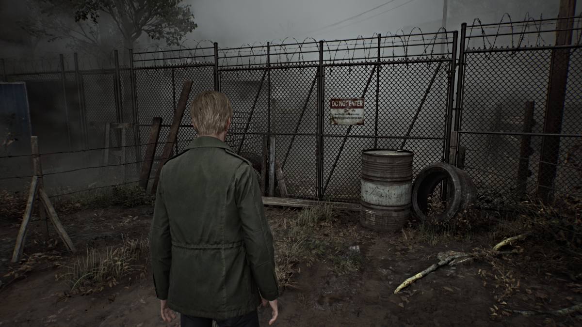 Do Not Enter gate in Silent Hill 2 Remake