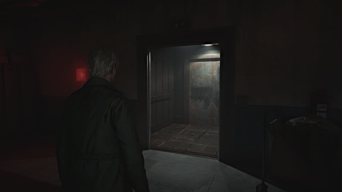 Lakeview Hotel employee elevator in Silent Hill 2 Remake