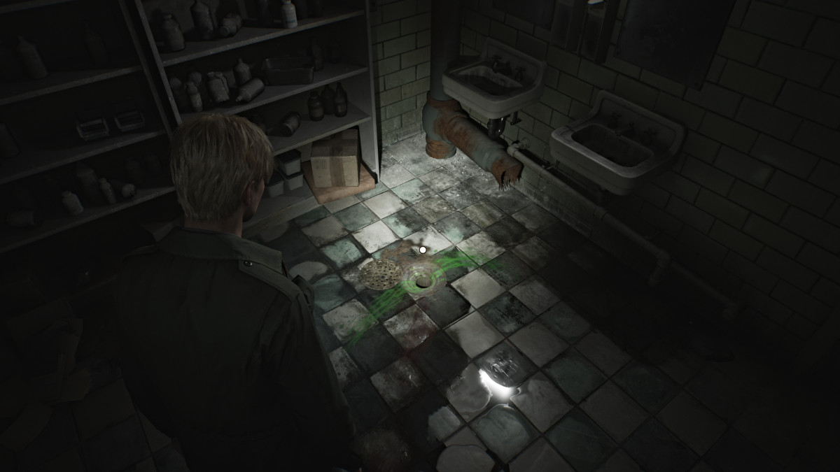 Green pipe in Silent Hill 2 Remake