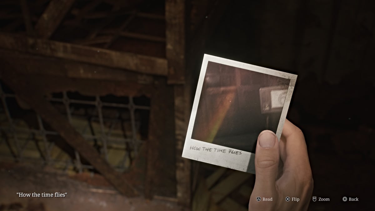 How the time flies strange photo in Silent Hill 2 Remake