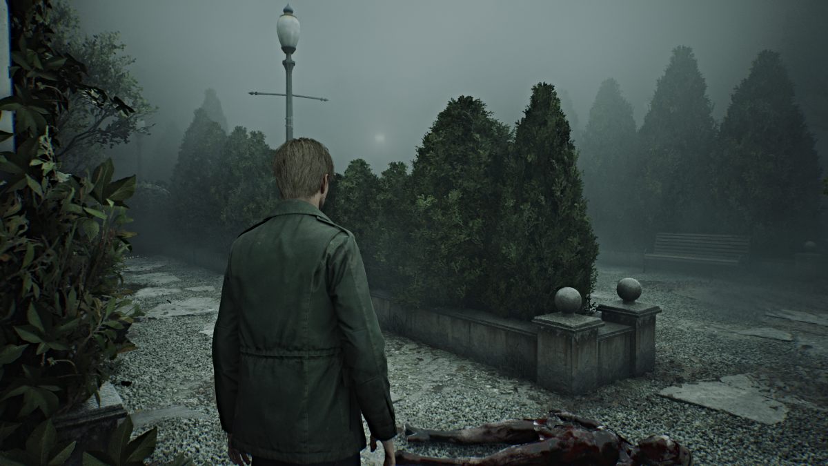 Lakeview East Garden area in Silent Hill 2 Remake