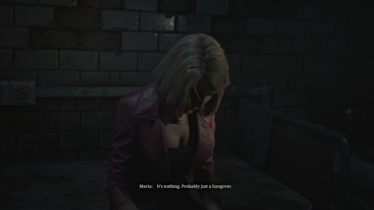 Maria falls sick in Silent Hill 2 Remake