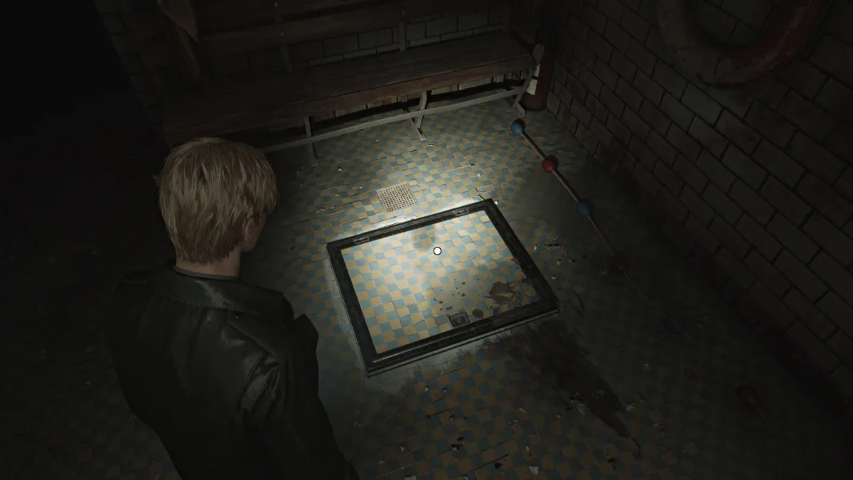 Pool pump door in Silent Hill 2 Remake