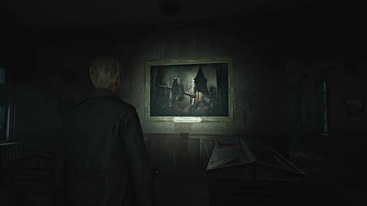 Pyramid Head portrait in Silent Hill 2 Remake