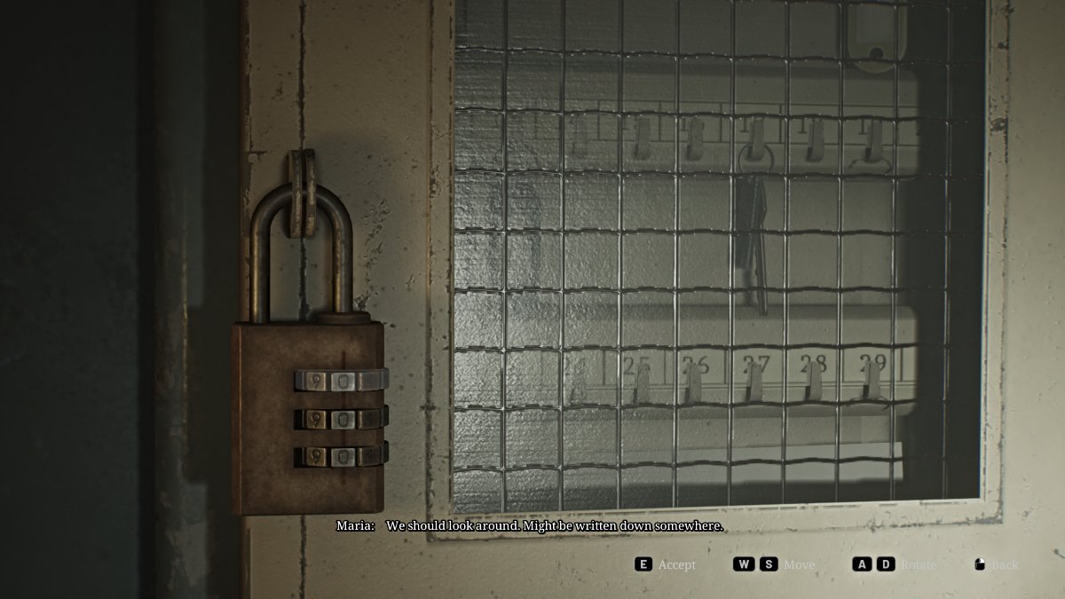 Basement Key safe in Silent Hill 2 Remake