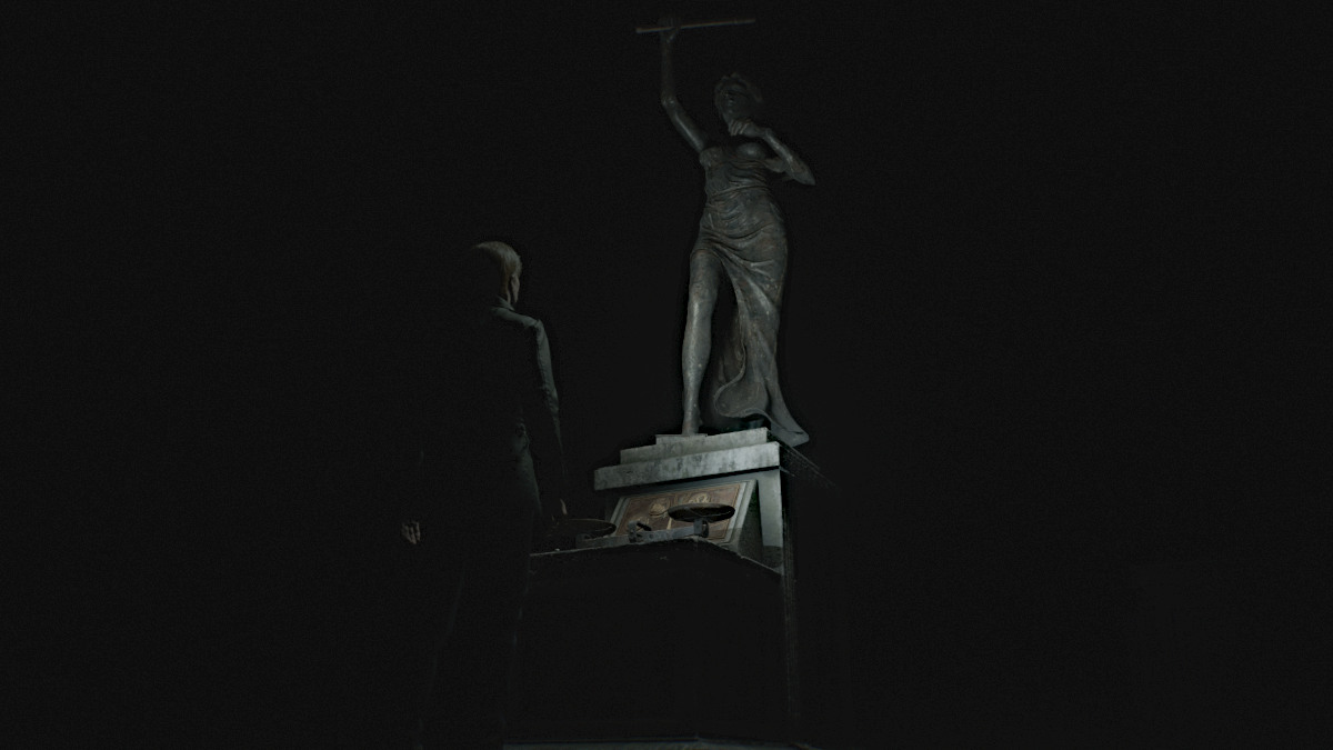 Toluca Prison scale puzzle in Silent Hill 2 Remake