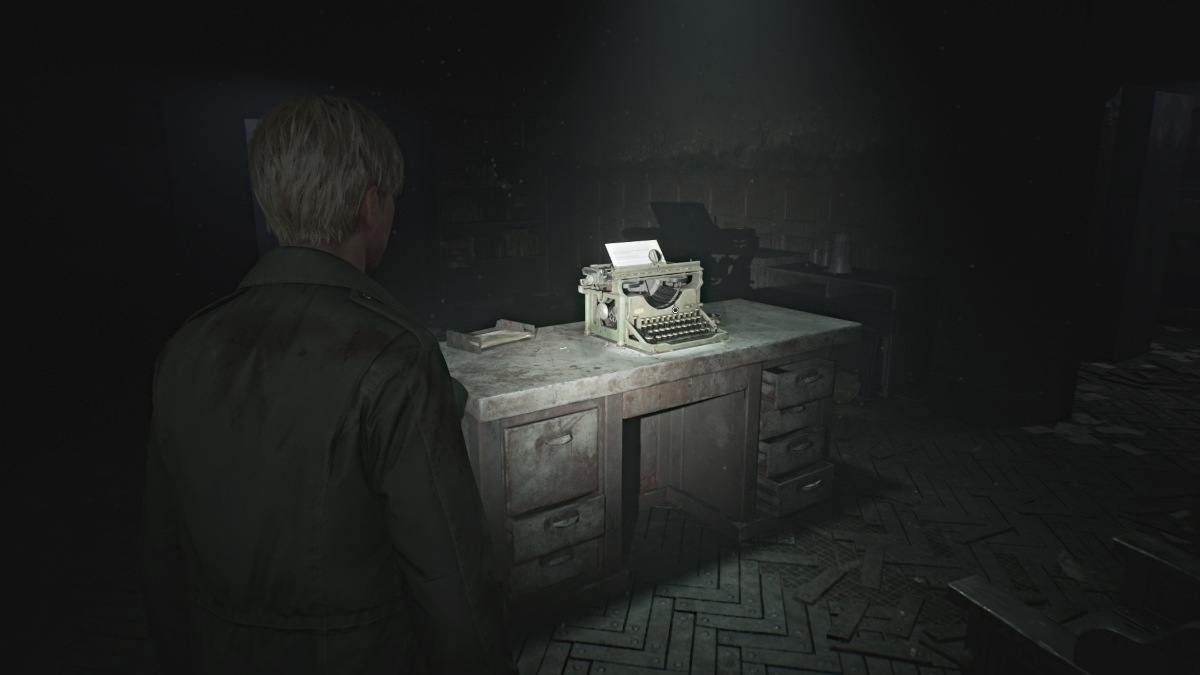 Warden's Office Typewriter in Silent Hill 2 Remake