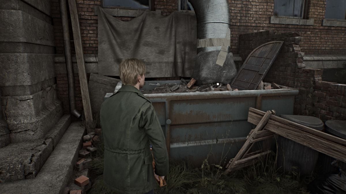 Woodside Apartment dumpster glimpse of the past in Silent Hill 2 Remake