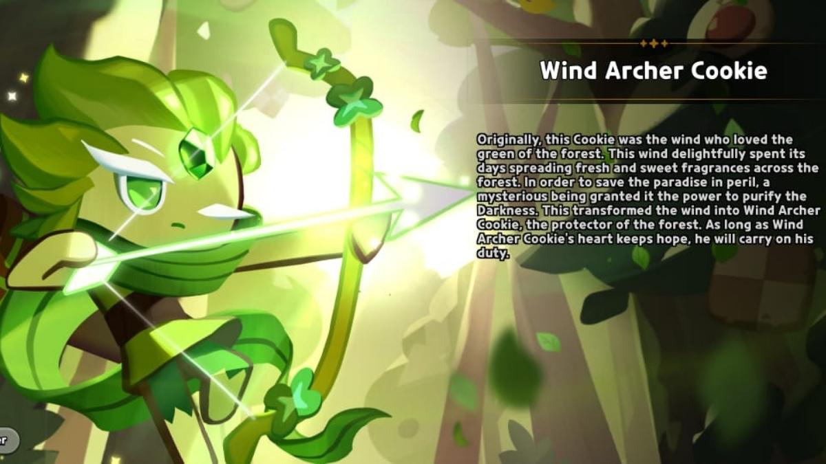 Background for Wind Archer Cookie in CRK.