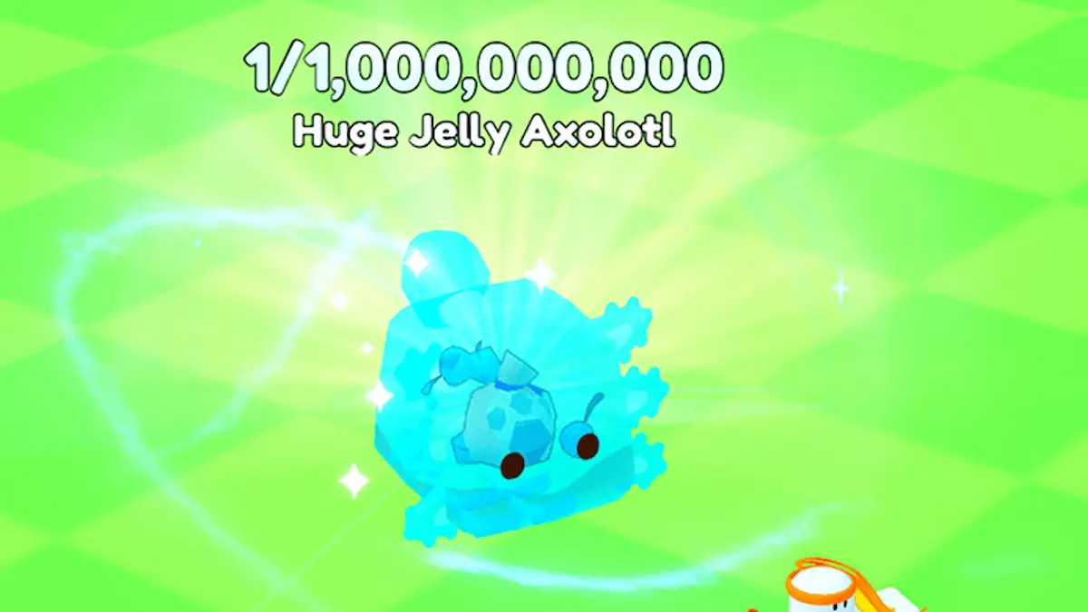 The Huge Jelly Axolotl in PETS GO