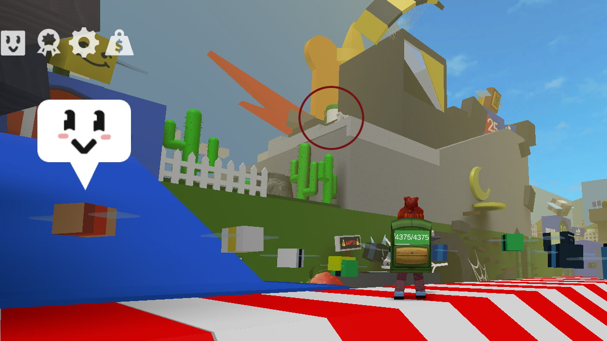 The Blender location in Roblox Bee Swan Simulator.