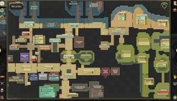 The Hopeport map in Brighter Shores.