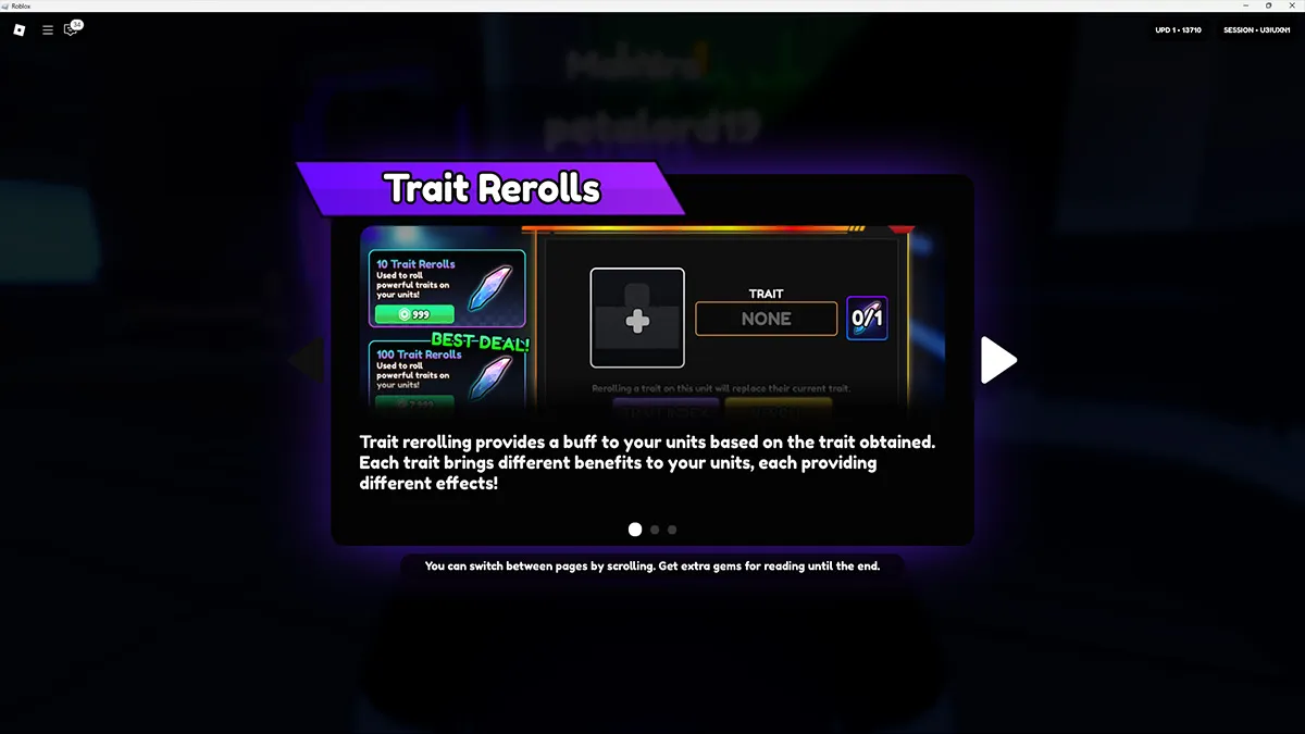 Trait Reroling How to roll Sub Traits in Anime Vanguards (Mandra NPC location) - Pro ...