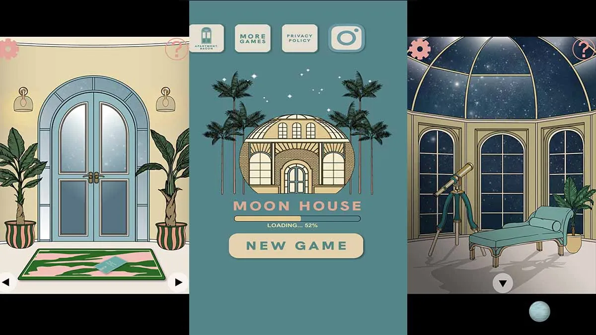 Moon House game loading screen