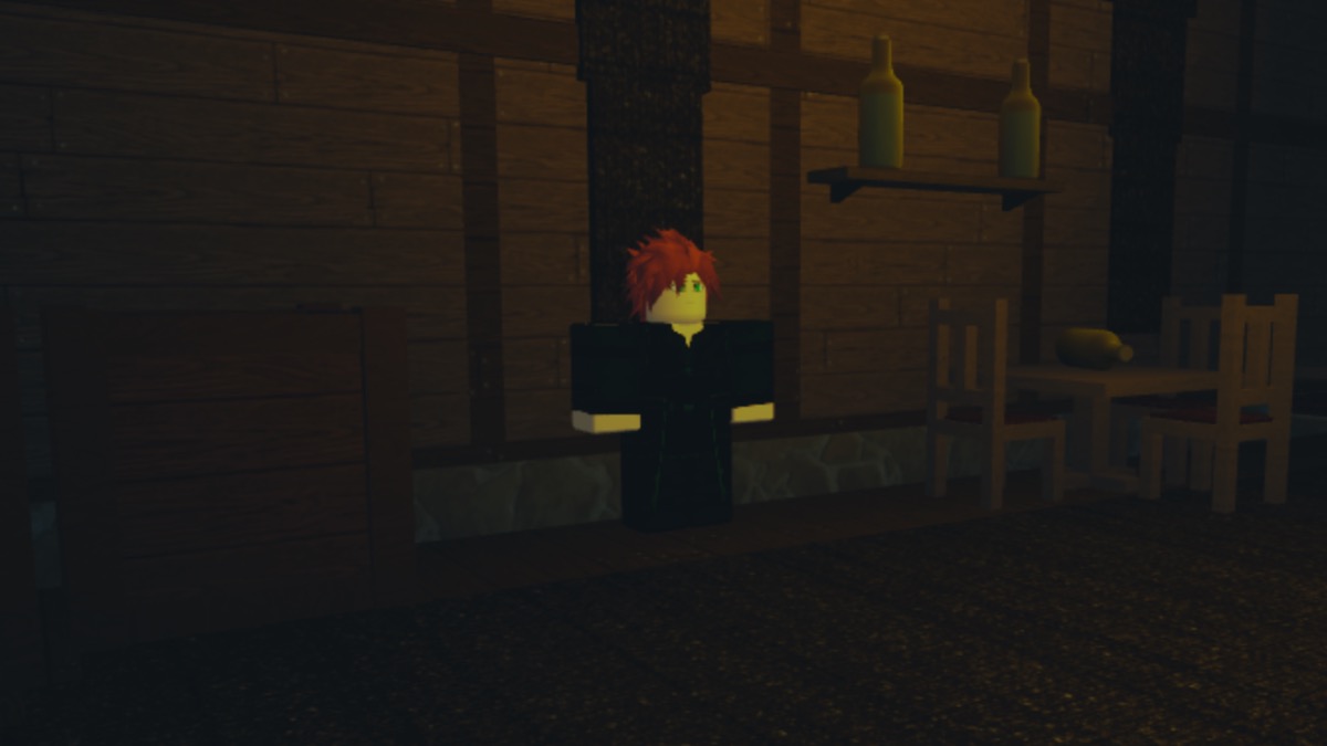 Elementarist class trainer Dani in Hollowed Roblox.