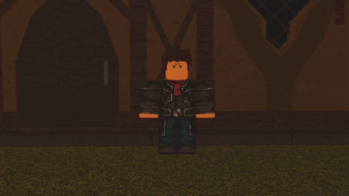 Swordsman class trainer Sedour in Hollowed Roblox.