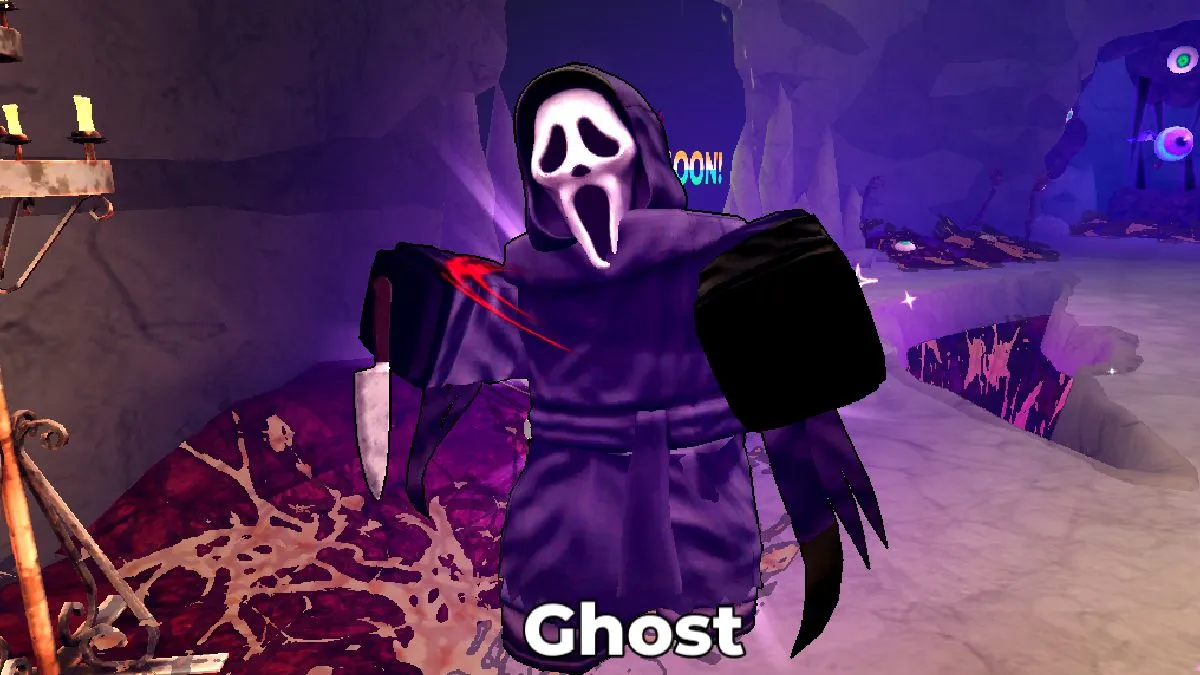 Ghost summon screen in Roblox Horror Tower Defense