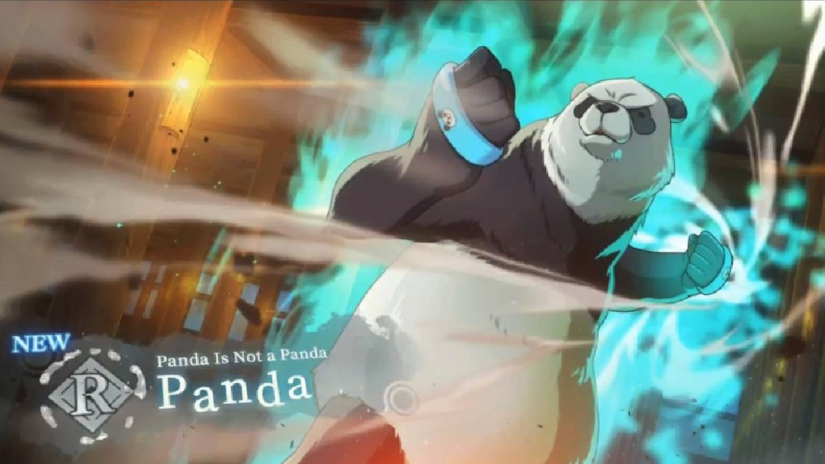 R Panda (Panda Is Not a Panda) Splash Art in Jujutsu Kaisen Phantom Parade.