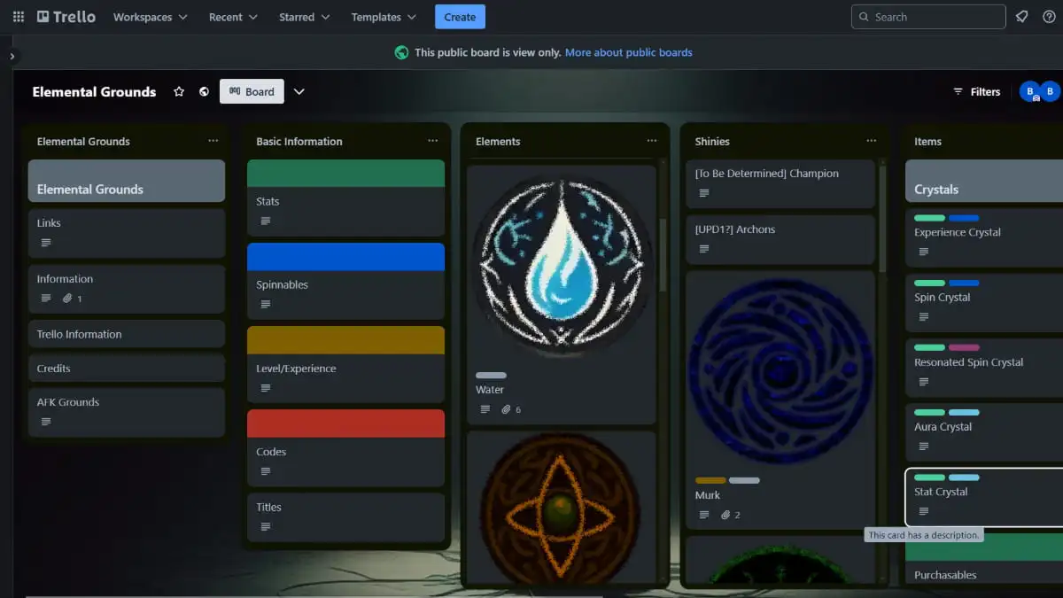 Official Elemental Grounds Trello Link & Discord – Roblox