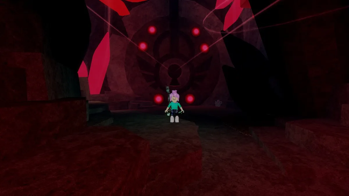 The Depths gate in Fisch on Roblox.