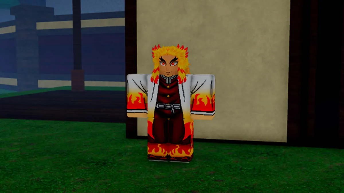 Flame trainer in Slayer Online Roblox.