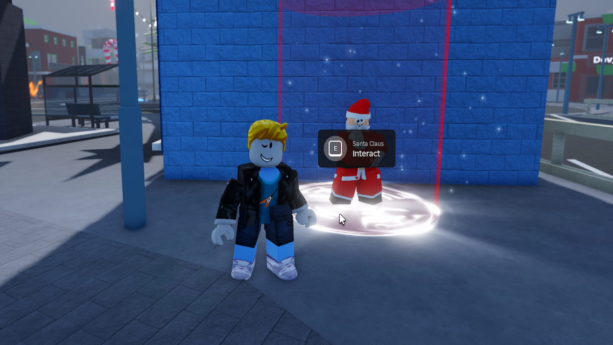 The Santa Claus NPC in AUT