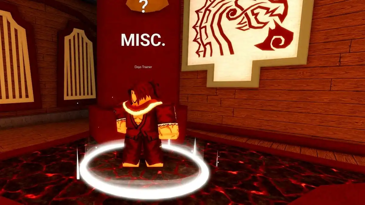 The Dojo Trainer NPC in Blox Fruits