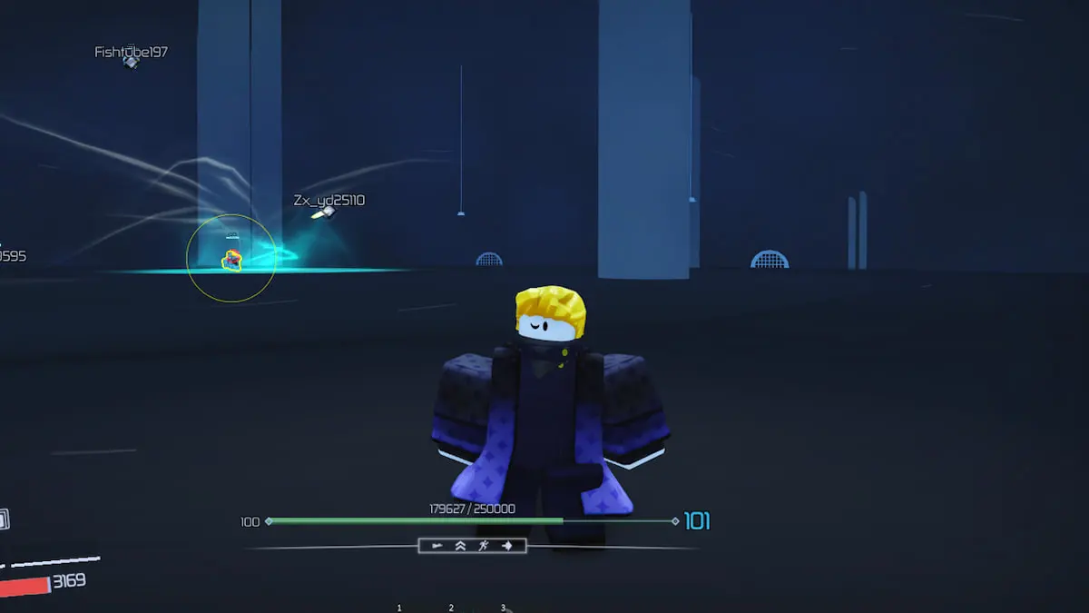 A player standing in Jujutsu Infinite