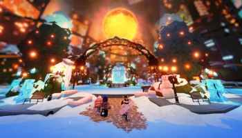 The Central hub area in Winter Spotlight