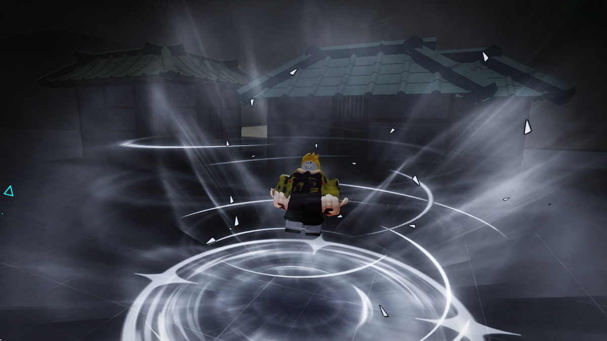 A player using Curse Energy Scroll