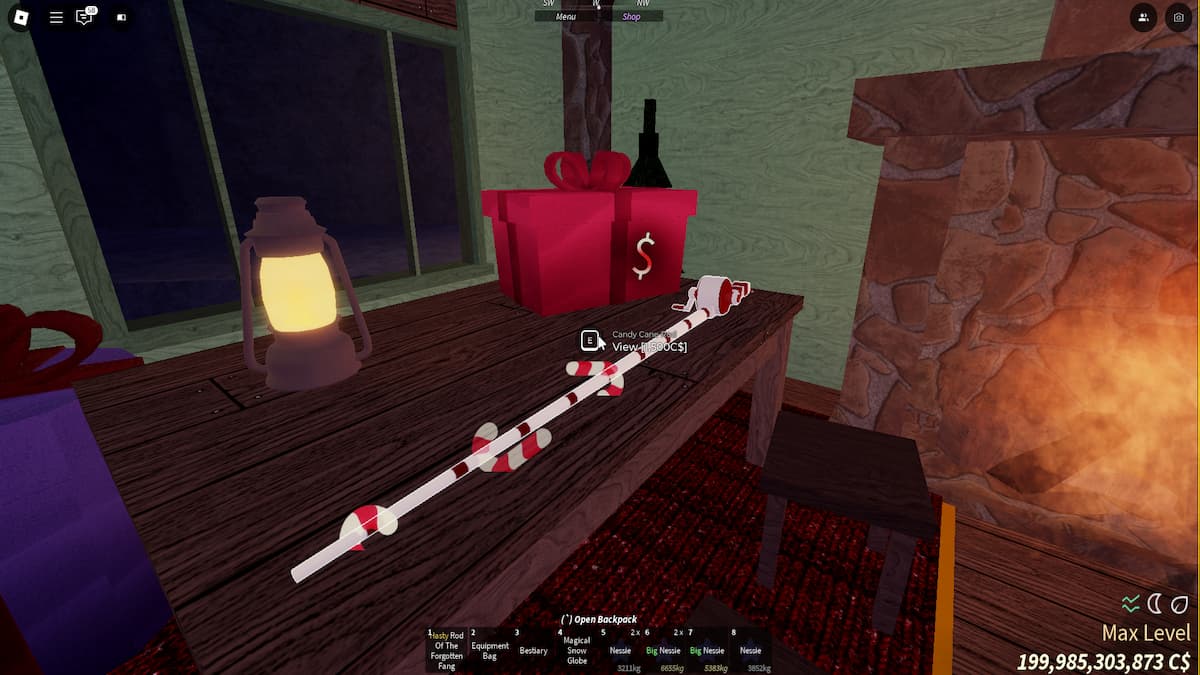 The Candy Cane Rod in Fisch