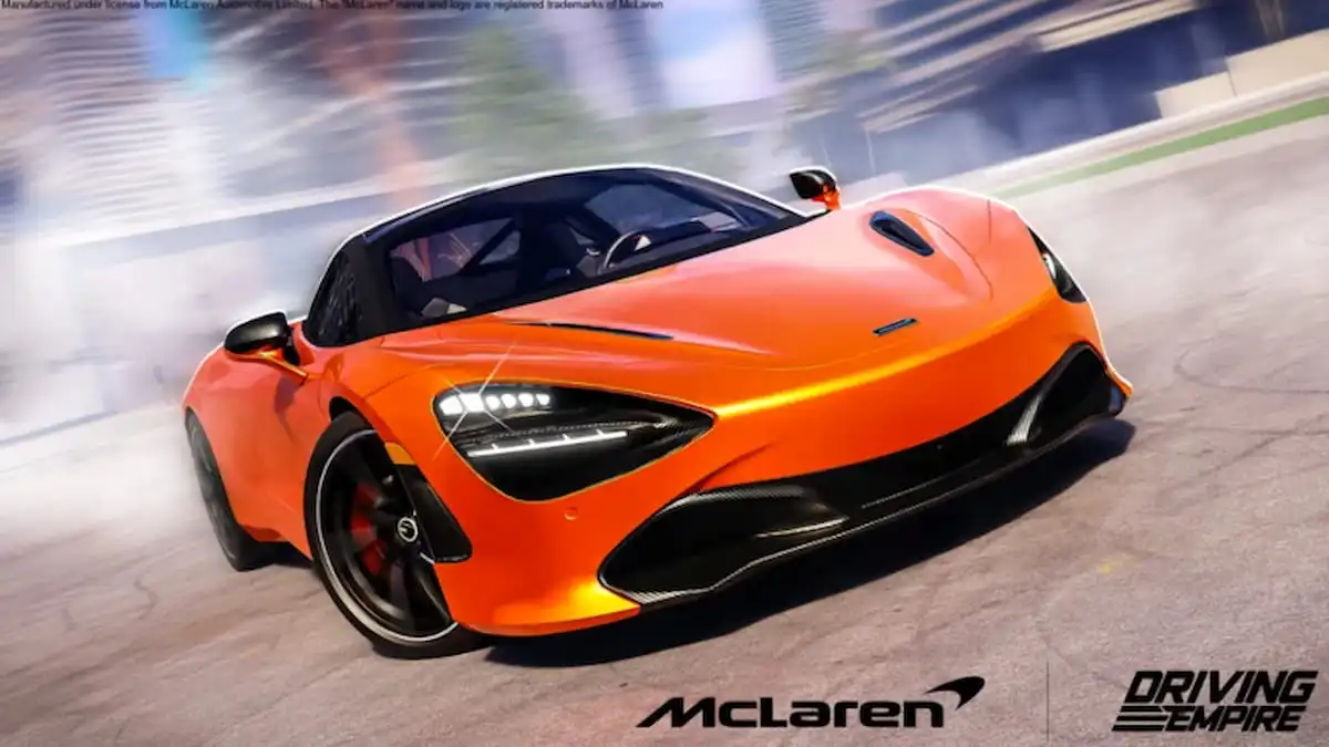 A Mclaren Car in Driving Empire