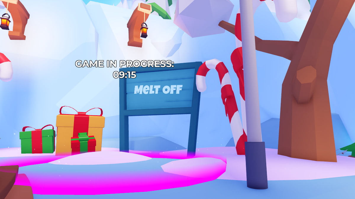 Melt-Off Mini-Game in Adopt Me! in Roblox.