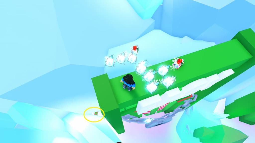 An Elf behind the Icicle