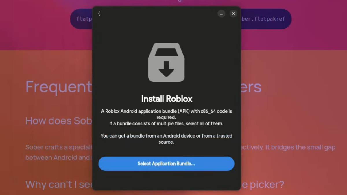 Sober Install Roblox