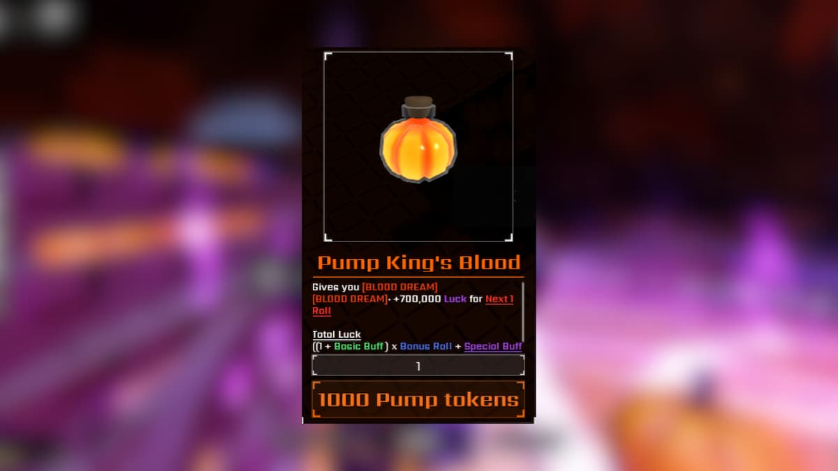 How to get the Pump King's Blood potion in Sol's RNG - Pro Game Guides