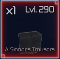 a sinners trousers item in jujutsu infinite