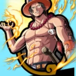 Ace character in One Piece Grand Arena Roblox experience