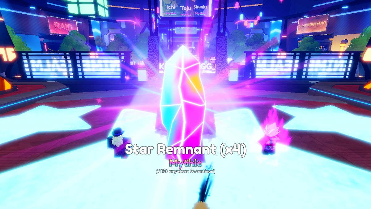 Star Remnant in Anime Realms Roblox