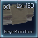 beige ronin tunic item in jujutsu infinite