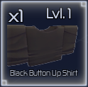 black buttonup shirt item in jujutsu infinite