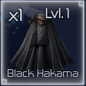 black hakama item in jujutsu infinite