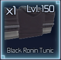 black ronin tunic item in jujutsu infinite