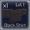 black shirt item in jujutsu infinite